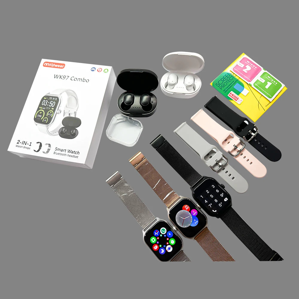 2026 New 2.02 Inch WK9 Max Combo Reloj Inteligente Wk97 Smart Watch for Women Series 9 PK Smartwatch T800ultra T900 Series9