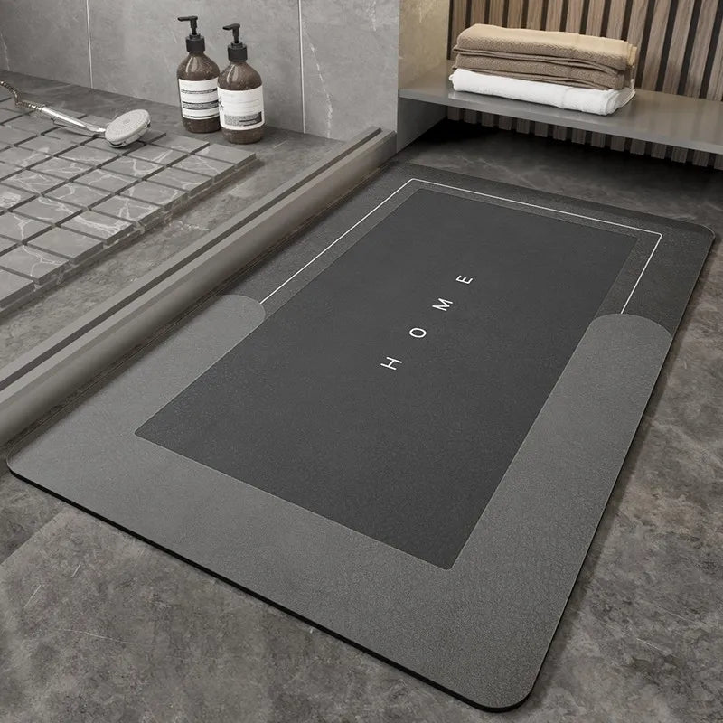 Diatom mud absorbent mat floor mat bathroom bathroom toilet kitchen door thickened non-slip quick-drying foot mat door mat