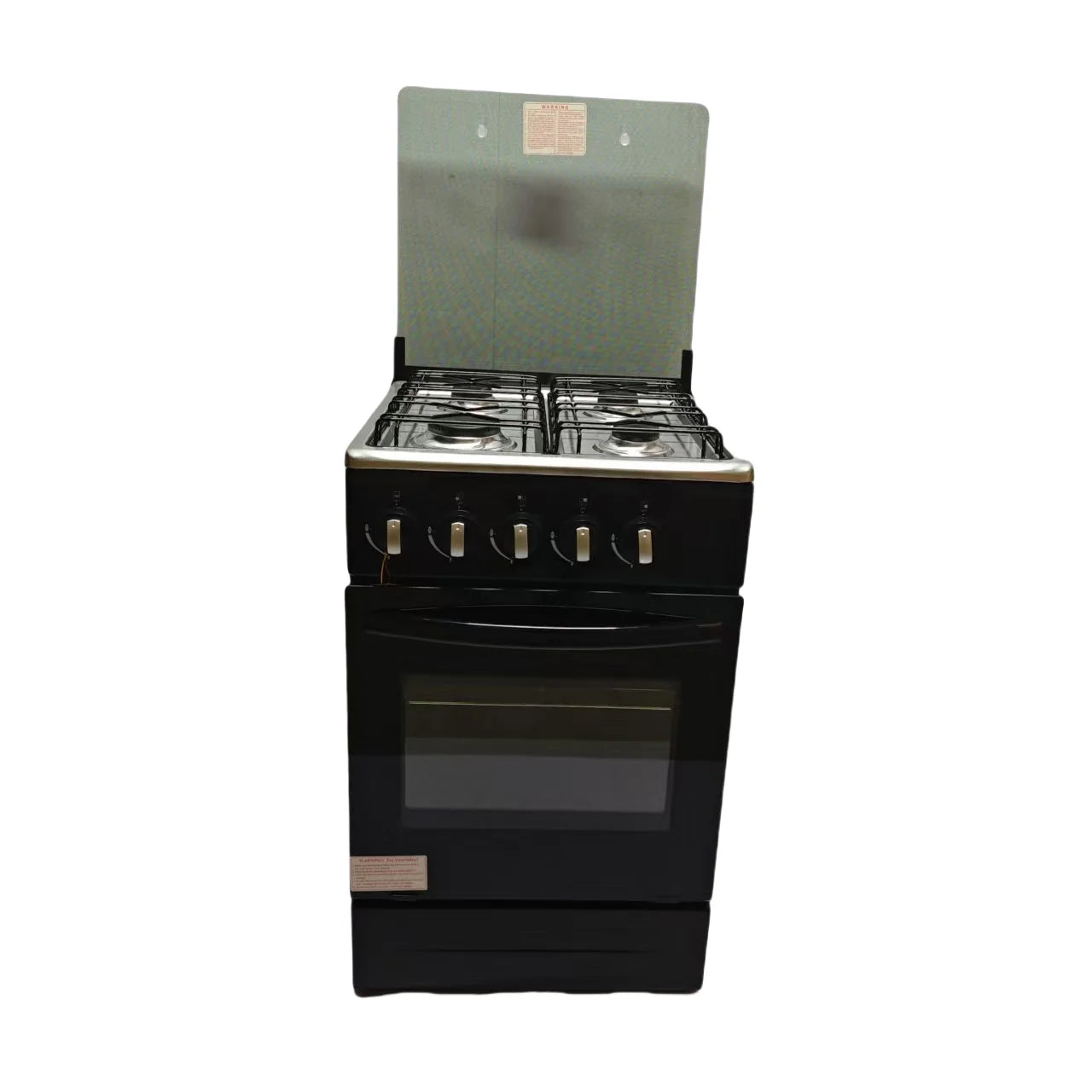 4 Burner Gas Stove with Oven Stainless Steel Outdoor & RV Use Class Energy Efficiency Freestanding Commercial Kitchen Appliance