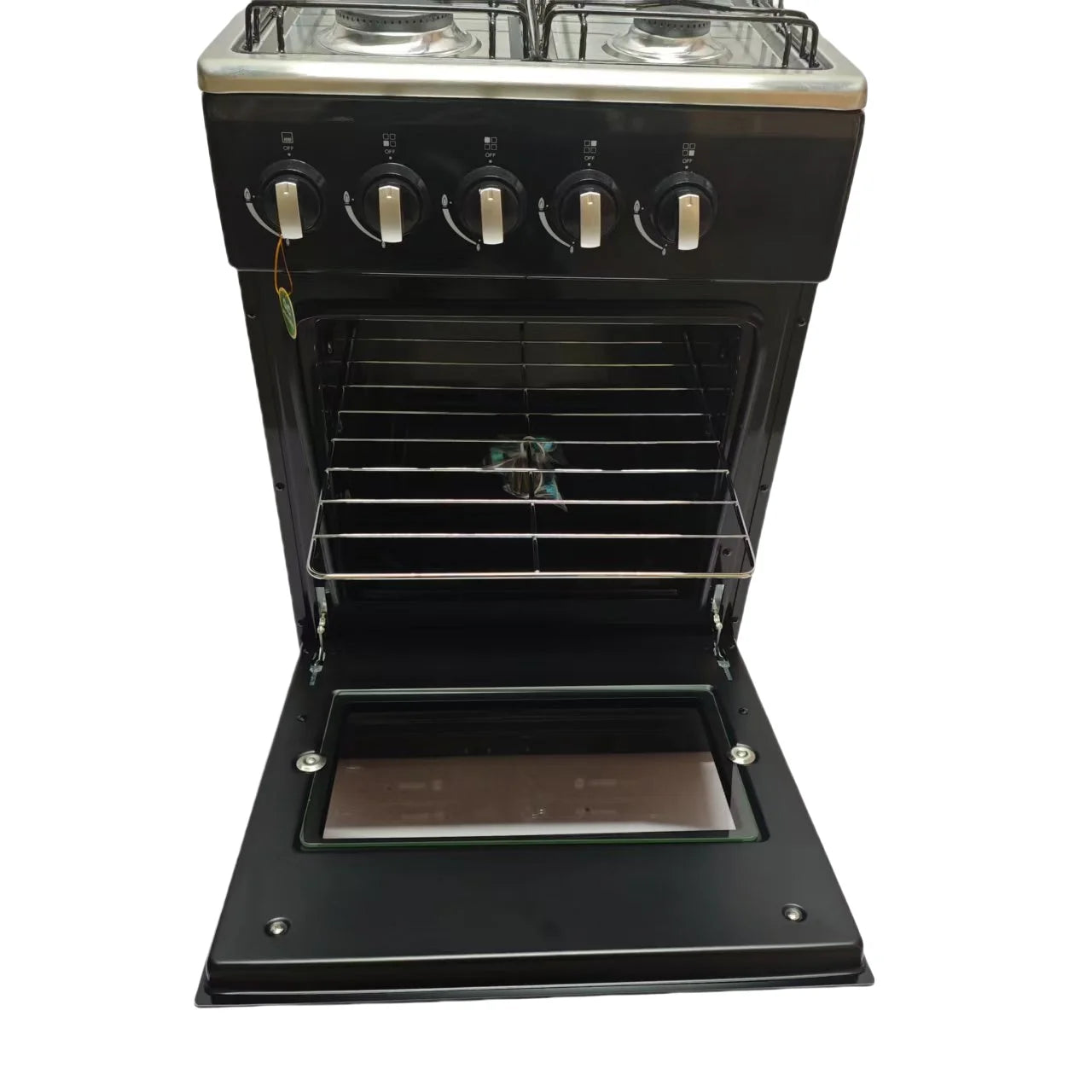 4 Burner Gas Stove with Oven Stainless Steel Outdoor & RV Use Class Energy Efficiency Freestanding Commercial Kitchen Appliance
