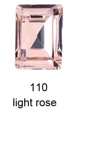 Pointback Fancy Stone Rectangle Crystal Rhinestones Decorations Nails Art AB Rhinestone For Clothes Needlework Nails DIY 3006
