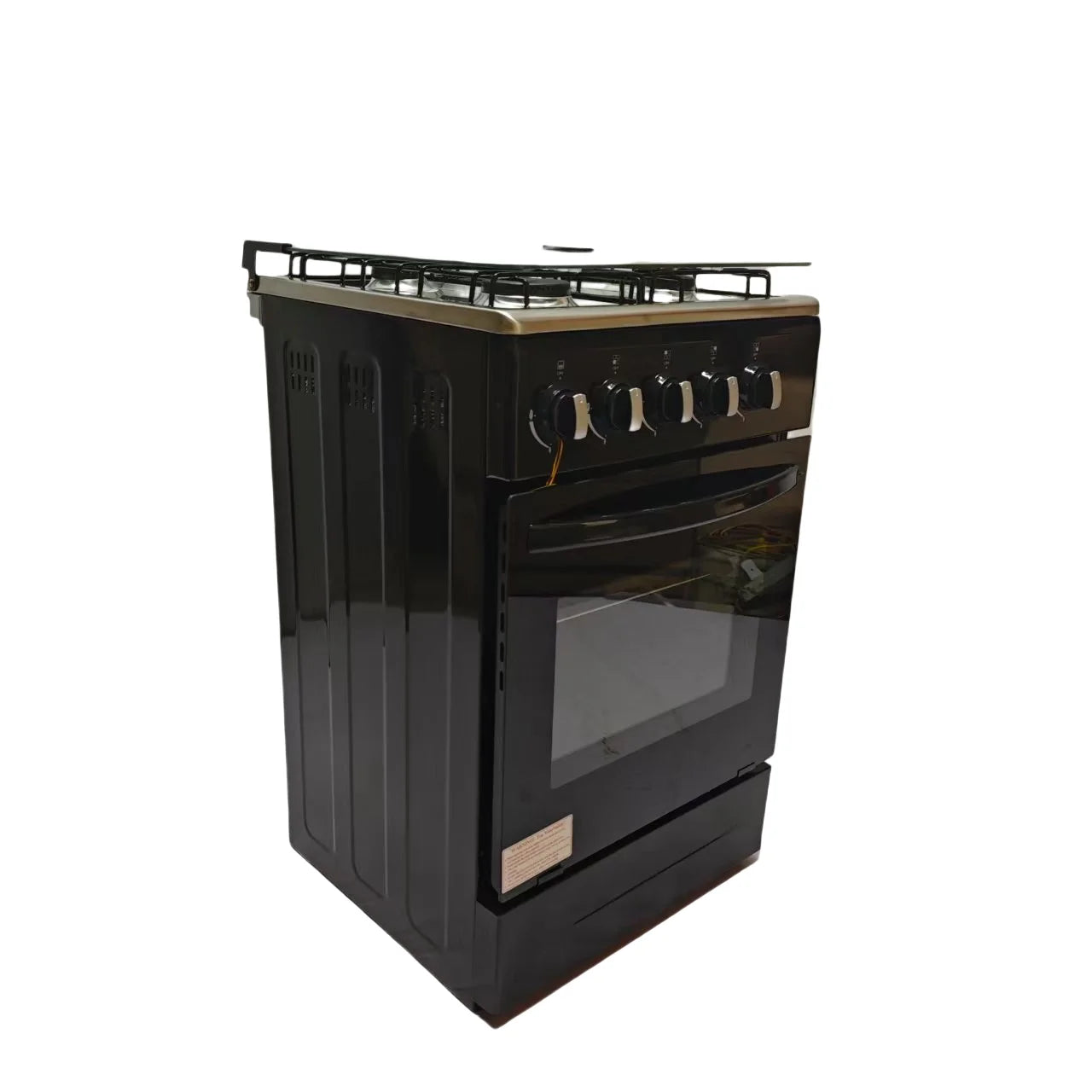 4 Burner Gas Stove with Oven Stainless Steel Outdoor & RV Use Class Energy Efficiency Freestanding Commercial Kitchen Appliance
