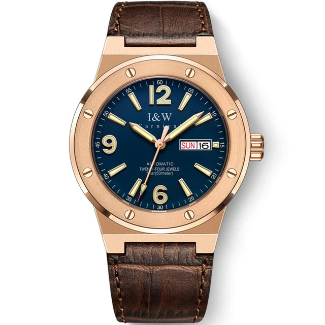 Relogio Masculino 2025 CARNIVAL Mechanical Watch For Men Brand Luxury Automatic Business Wrist Watch 50M Waterproof Reloj Hombre