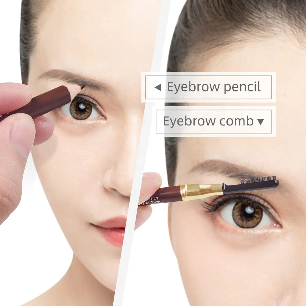 Eyebrow Pencil Cosmetics for Makeup Tint Waterproof Microblading Pen Long Lasting Waterproof Blonde Brown Eye Brow