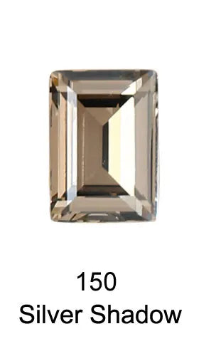 Pointback Fancy Stone Rectangle Crystal Rhinestones Decorations Nails Art AB Rhinestone For Clothes Needlework Nails DIY 3006