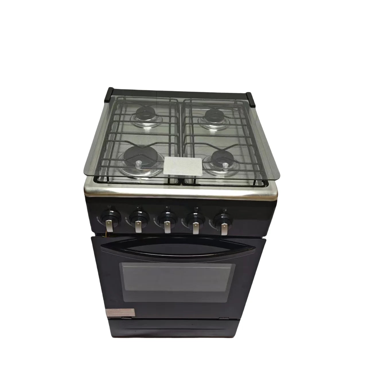 4 Burner Gas Stove with Oven Stainless Steel Outdoor & RV Use Class Energy Efficiency Freestanding Commercial Kitchen Appliance