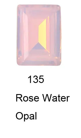 Pointback Fancy Stone Rectangle Crystal Rhinestones Decorations Nails Art AB Rhinestone For Clothes Needlework Nails DIY 3006
