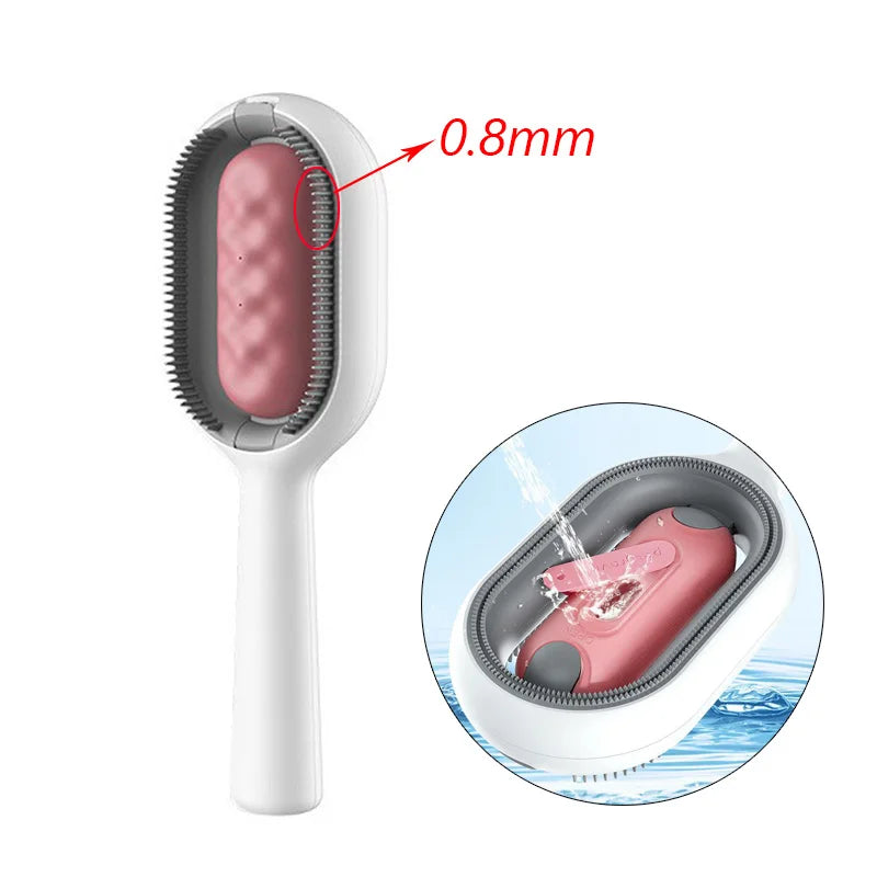 Clean Cat Dog Hair Removal Comb with Wipes Upgraded Pet Brush Katten Accessories Gatos Productos para mascotas Grooming Supplies
