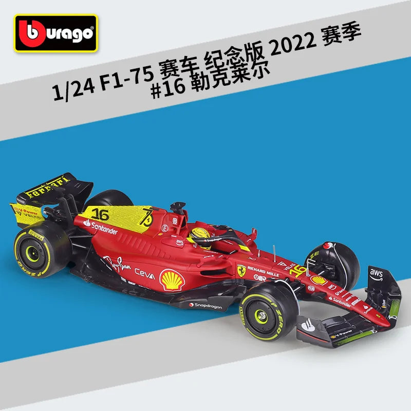 Bburago 1:24 MCL38 Monaco F1 Team MCL38 Mclaren 4# Lando Norris 81# Oscar Piastri Alloy Race Car Model Formula One Diecast Model
