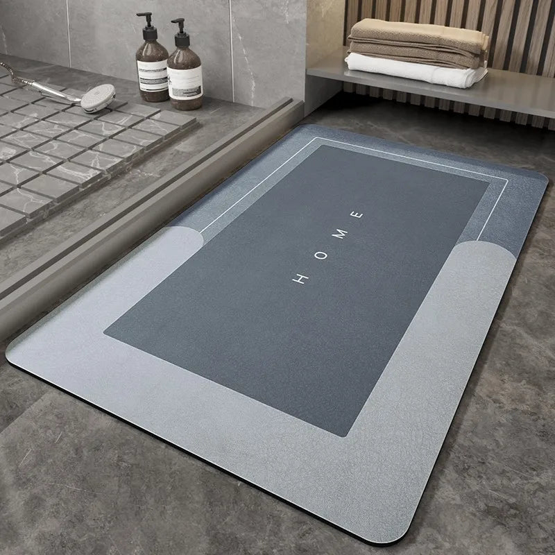 Diatom mud absorbent mat floor mat bathroom bathroom toilet kitchen door thickened non-slip quick-drying foot mat door mat