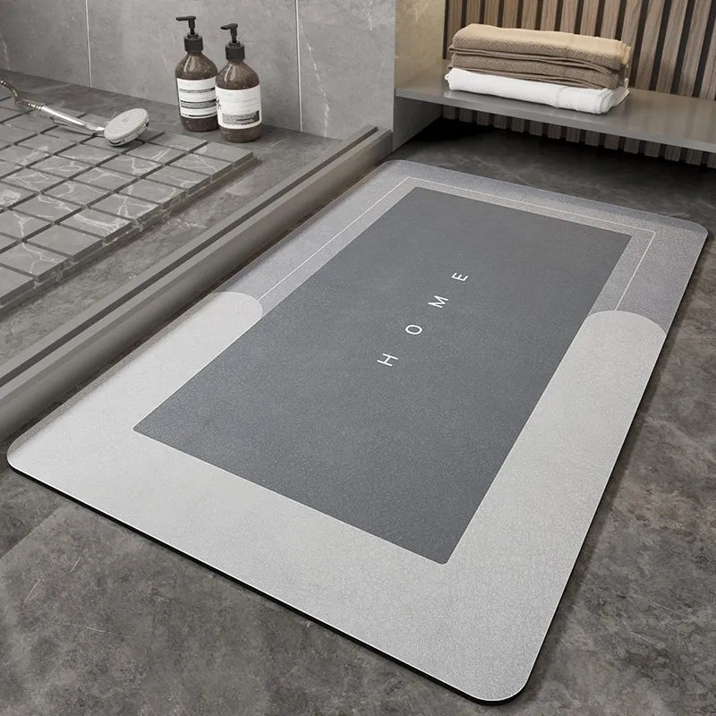 Diatom mud absorbent mat floor mat bathroom bathroom toilet kitchen door thickened non-slip quick-drying foot mat door mat