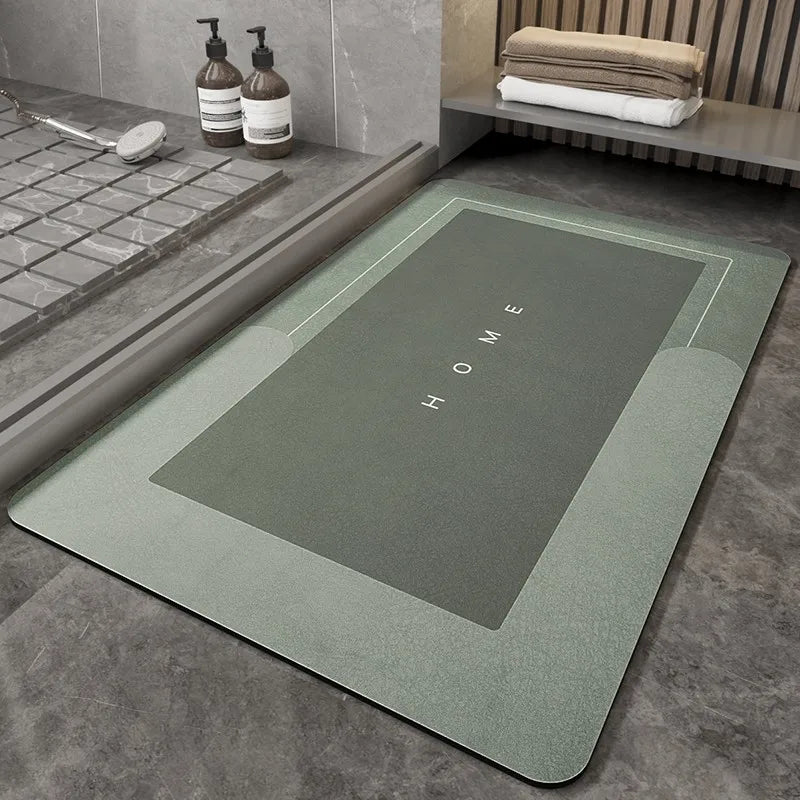 Diatom mud absorbent mat floor mat bathroom bathroom toilet kitchen door thickened non-slip quick-drying foot mat door mat