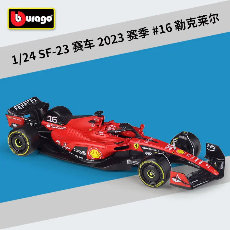 Bburago 1:24 MCL38 Monaco F1 Team MCL38 Mclaren 4# Lando Norris 81# Oscar Piastri Alloy Race Car Model Formula One Diecast Model