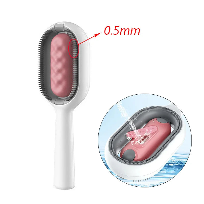 Clean Cat Dog Hair Removal Comb with Wipes Upgraded Pet Brush Katten Accessories Gatos Productos para mascotas Grooming Supplies