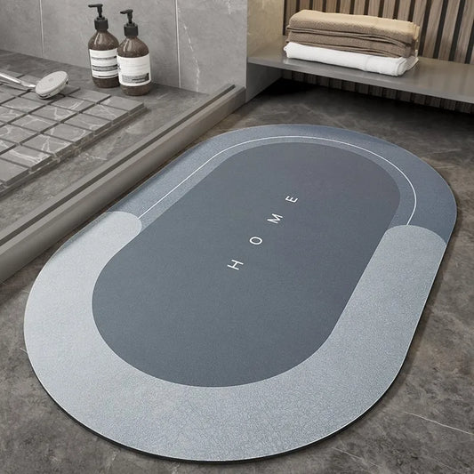 Diatom mud absorbent mat floor mat bathroom bathroom toilet kitchen door thickened non-slip quick-drying foot mat door mat