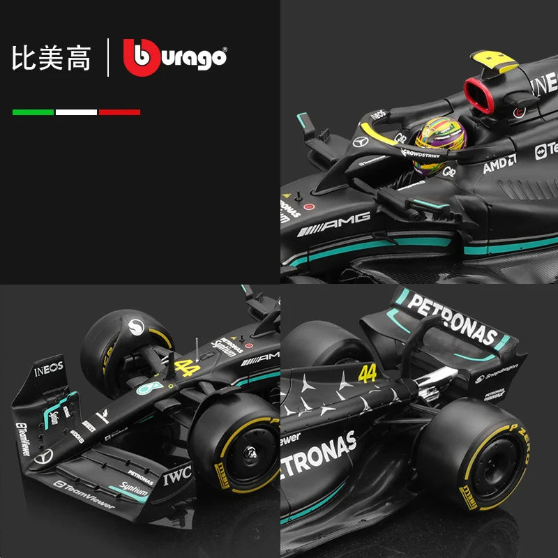 Bburago 1:24 MCL38 Monaco F1 Team MCL38 Mclaren 4# Lando Norris 81# Oscar Piastri Alloy Race Car Model Formula One Diecast Model