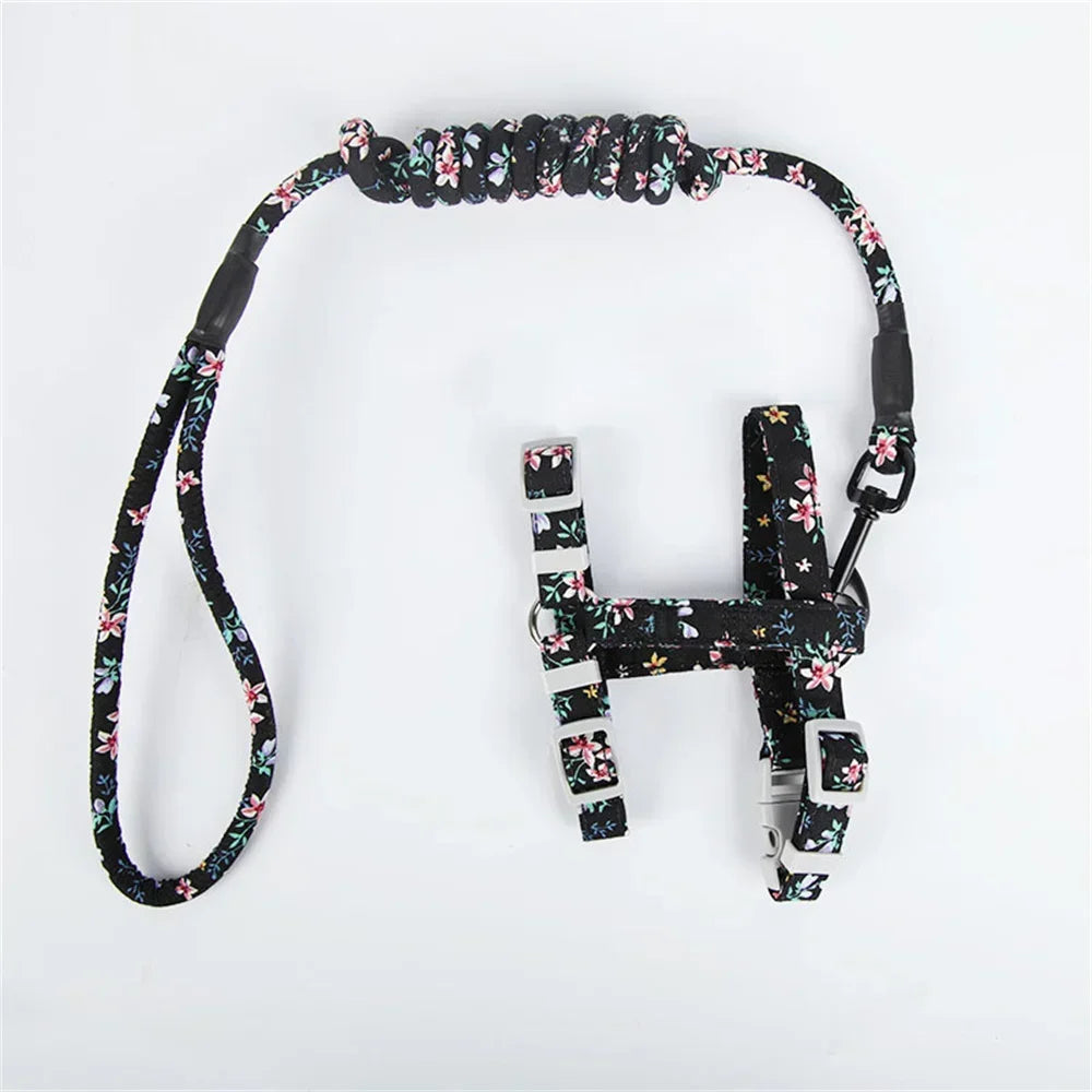 Japanese Style Pet Harness and Leash Adjustable Puppy Dog Cat Harnesses gatos Productos para mascotas Sphynx Kitten Accessories