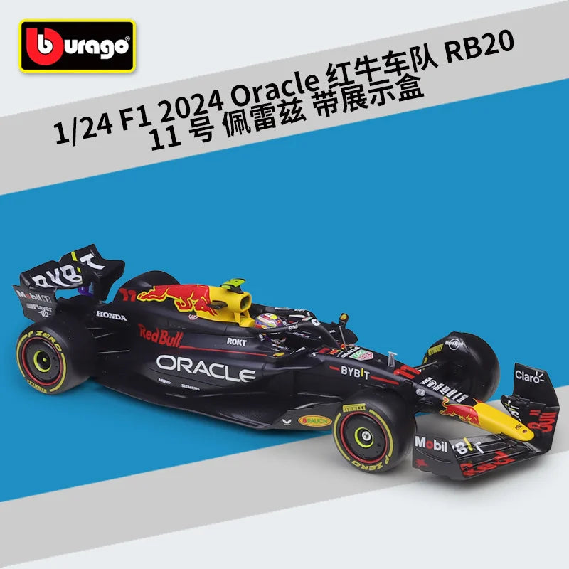 Bburago 1:24 MCL38 Monaco F1 Team MCL38 Mclaren 4# Lando Norris 81# Oscar Piastri Alloy Race Car Model Formula One Diecast Model